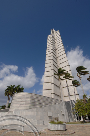 TD01303. Memorial José Marti. Plaza de la Revolución. Havana. Cuba. 14.1.06.