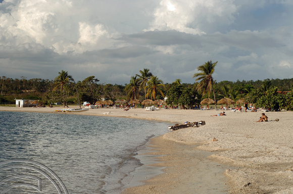 TD01238. The beach. Rancho Luna. Cienfuegos. Cuba. 12.1.06.