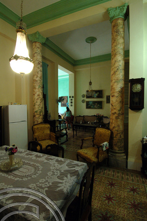 TD01283. Interior. Casa Particular. Old Havana. Cuba.14.1.06.