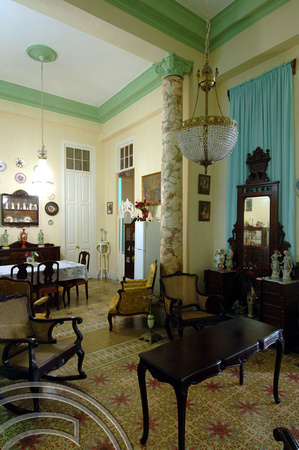 TD01282. Interior. Casa Particular. Old Havana. Cuba.14.1.06.