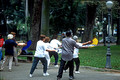 T13465. People practising Tai Chi. Parque do Catete. Rio de Janeiro. Brazil. 6.8.2002
