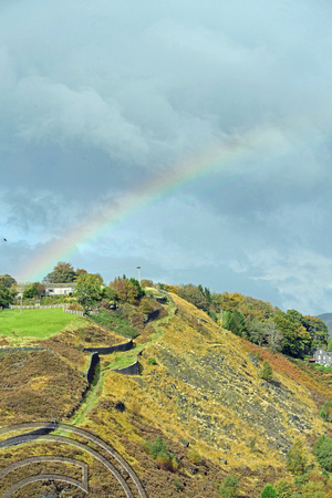 DG345050. Hills and rainbows. Todmorden. West Yorkshire. 14.10.20.