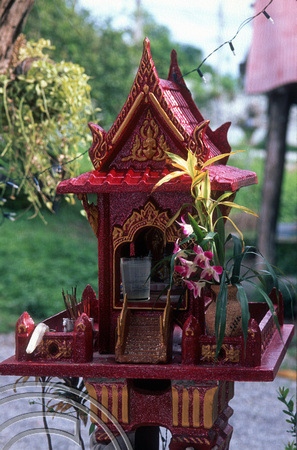 T7282. Spirit House. Krabi. Thailand. May 1998
