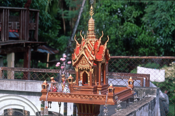 T7284. Spirit House. Krabi. Thailand. May 1998