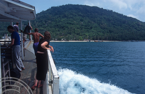 T7321. On the ferry across to the Perhentian Islands. Malaysia. 7th June 1998