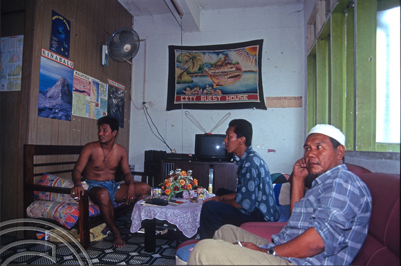 T7318. Inside the City Guest House. Kota Baru. Malaysia. 5th June 1998