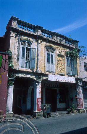 T7393. Old Chinese House. Melaka. Malaysia.  June 1998