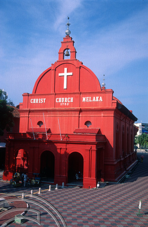 T7412. Christ Church. Melaka. Malaysia. June 1998
