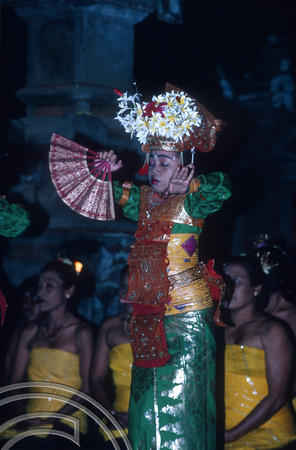 T5149. Performing the trance dance. Ubud. Bali. Indonesia. January 1995