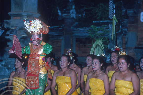 T5152. Performing the trance dance. Ubud. Bali. Indonesia. January 1995