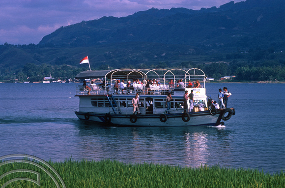T7552. Lake ferry. Lake Toba. Sumatra. Indonesia. August 1998