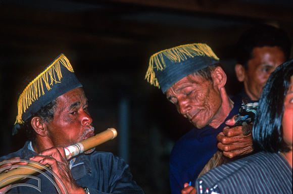 T7560. Batak Musicians. Lake Toba. Sumatra. Indonesia. August 1998