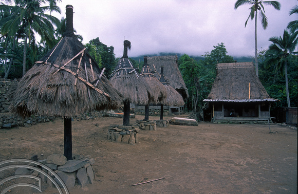 T7724. Traditional Ngada village near Moni. Flores. Indonesia. September 1998