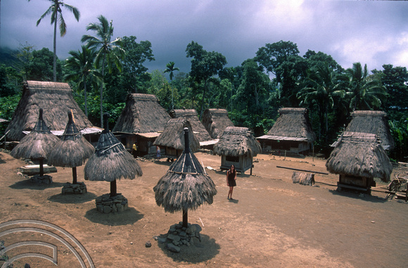 T7726. Traditional Ngada village near Moni. Flores. Indonesia. September 1998