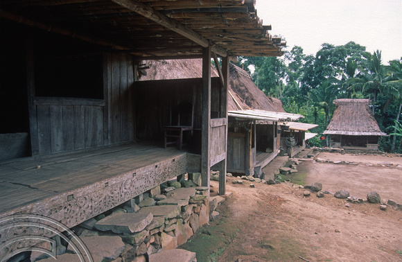 T7727. Traditional Ngada village near Moni. Flores. Indonesia. September 1998