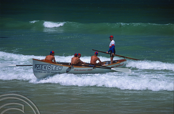 T8515. Lifeguards competition. Anglesey. Australia. 3rd January 1999.