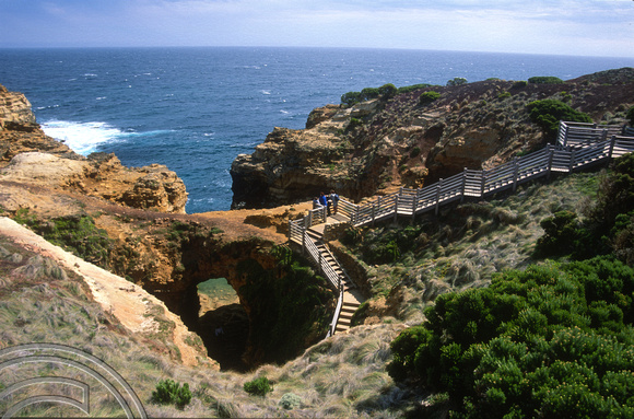 T8584. Rock cave. Great Ocean Rd. Victoria. Australia. January 1999.