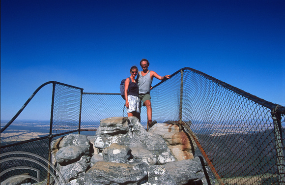 T8604. Atop the Pinnacle. The Grampians. Victoria. Australia. 8th January 1999.