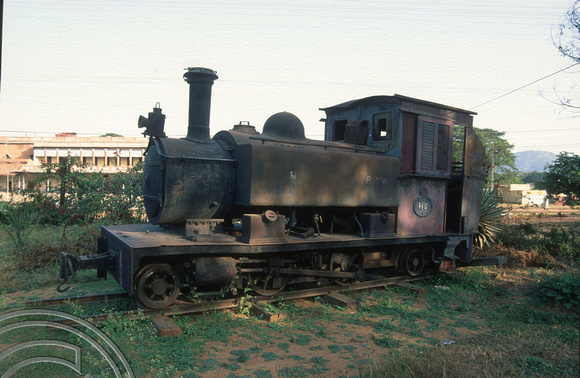 FR0105. NR 204-2T No 119. Railway museum. Mysore. Karnataka. India. January 1992