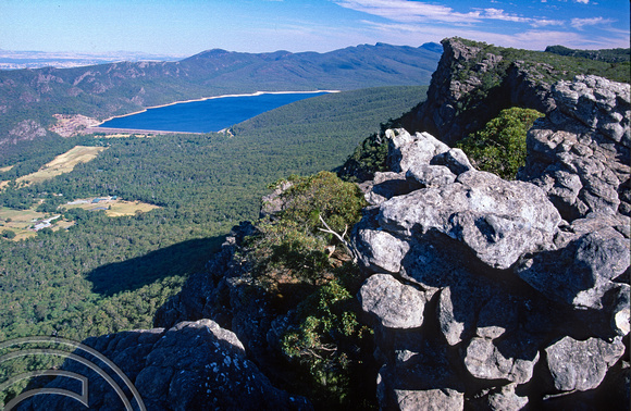 T8605. View from the Pinnacles. The Grampians. Victoria. Australia. 8th January 1999