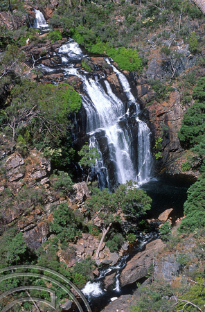 T8615. Waterfall in the Grampians. Victoria. Australia. 8th January 1999