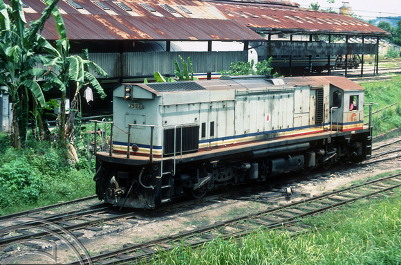 FR0160. 25103. Coming off the shed. Kuala Lumpur. Malaysia. 08.05.1992