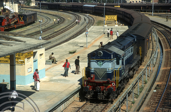 FR0242. WDM2a No 16275. Mysore. Karnataka. India. December 1997