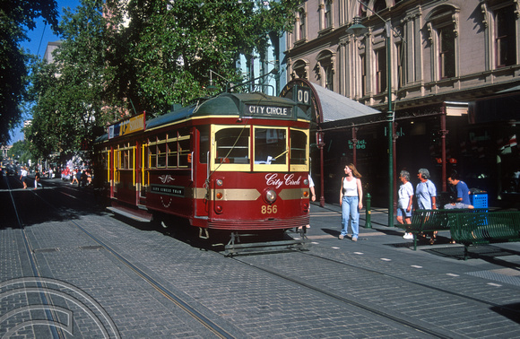 T8653. Tram 856. Melbourne. Victoria. Australia. January 1999