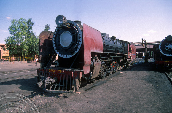 FR0066. YP 4-6-2S 2654. Jaipur. Rajasthan. India. 30.10.1991