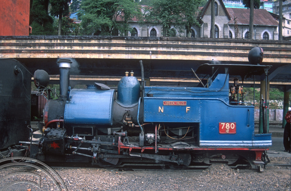 FR0304. 0-4-0ST No 780. 14.20 to Kurseong. Darjeeling. West Bengal. India. 2nd April 1998