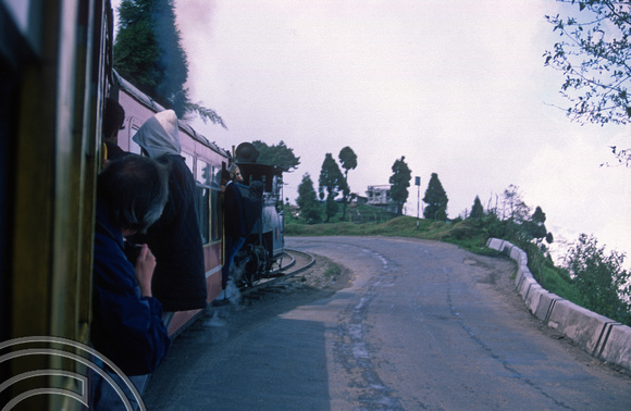 FR0327. On the Toy Train. Darjeeling. West Bengal. India. 6th April 1998