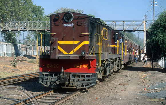 FR0586. YDM4 No 6426. Arriving on the Patan - A'bad Express. Ahmedabad. Gujarat. India. 16.02