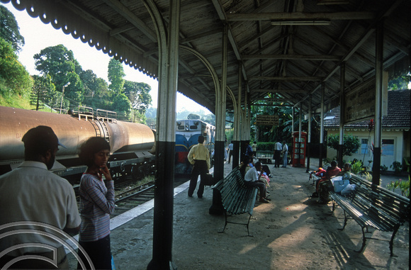 FR0758. M2C No 627 GM No 0440 of 1961arrives on a train from the hill country. Peradeniya Junction. Sri Lanka. 31.12.2002