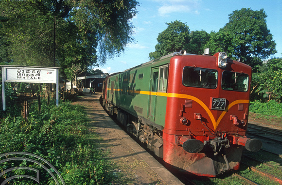 FR0878. M5B No 777. 16.30 Matale Kandy. Matale. Sri Lanka. 03.01.2003