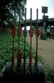 FR1010. Saxby & Farmer frame made redundent by resignalling. Dematagoda. Colombo. Sri Lanka. 15.01.2003