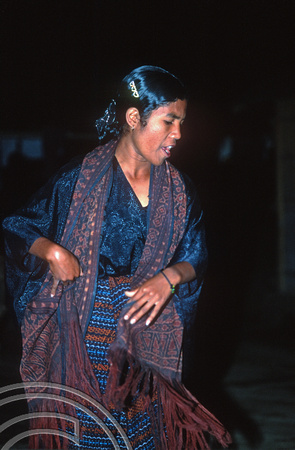 T7810. Young woman dressed for a dance performance. Moni. Flores. Indonesia. September 1998