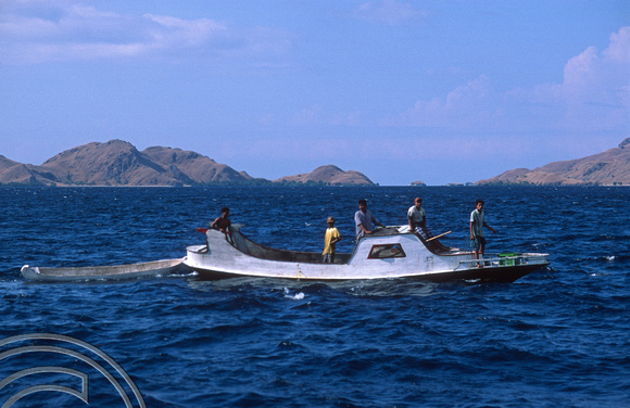 T7866. Boat sent to rescue us. Komodo Island. Indonesia. September 1998