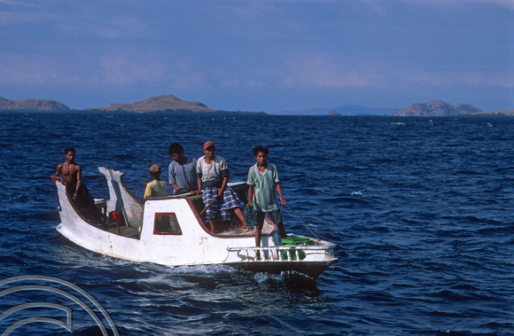 T7867. Boat sent to rescue us. Komodo Island. Indonesia. September 1998