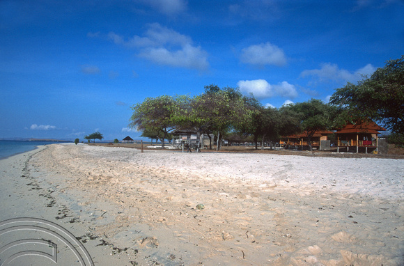 T7874. The main beach. Kanawa Island. Flores. Indonesia. September 1998