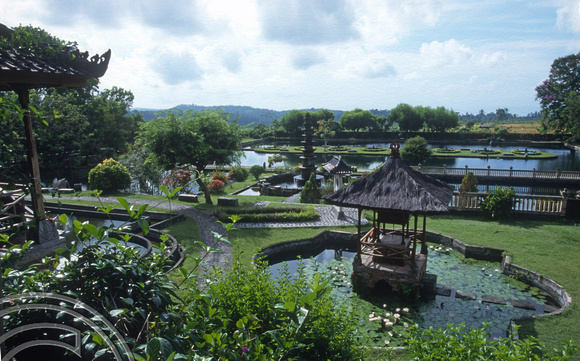 T7957. View of the Water Palace. Tirtagangga. Bali. Indonesia. 16th October 1998