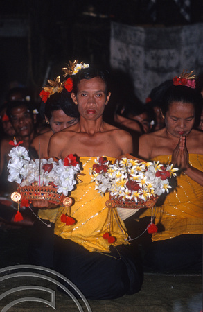 T8035. Trance dancer. Ubud. Bali. Indonesia. October 1998