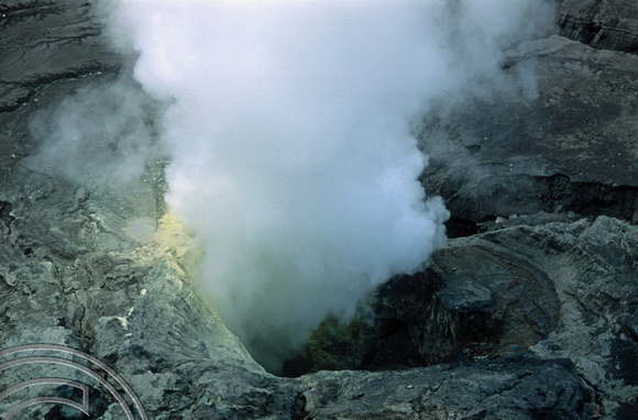 T8192. Crater at Mount Bromo. Java. Indonesia. 19th November 1998
