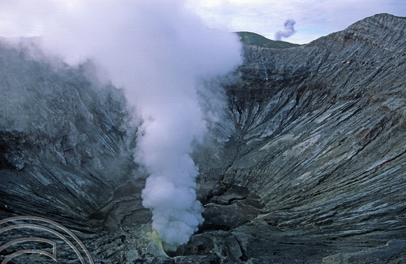 T8193. Crater at Mount Bromo. Java. Indonesia. 19th November 1998