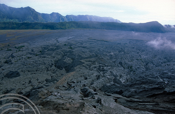 T8200. Crater at Mount Bromo. Java. Indonesia. 19th November 1998