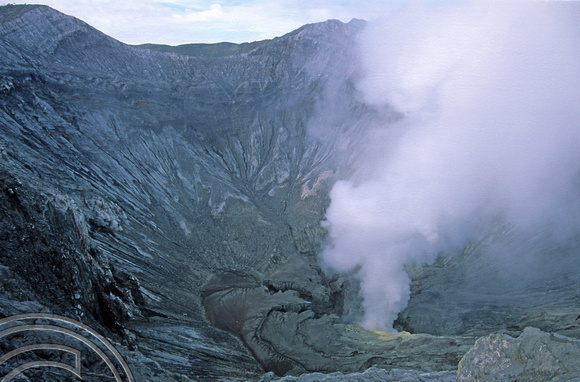 T8202. Crater at Mount Bromo. Java. Indonesia. 19th November 1998