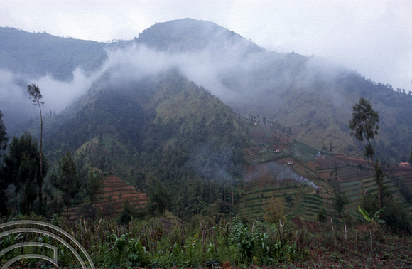 T8211. Local landscape. Mount Bromo. Java. Indonesia. 19th November 1998