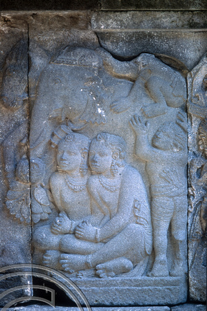 T8300. Stone carvings. Prambanan. Java. Indonesia. 25th November 1998