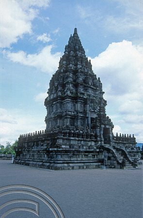 T8304. The temple complex. Prambanan. Java. Indonesia. 25th November 1998