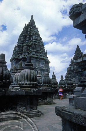 T8297. Temple complex. Prambanan. Java. Indonesia. 19th November 1998