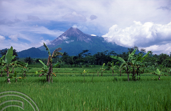 T8289. Mount Merapi, an active volcano. Java. Indonesia. 19th November 1998
